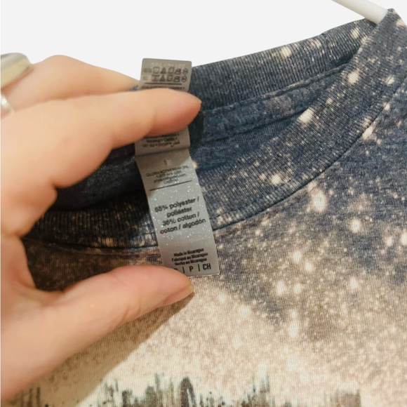 Morgan Wallen country western Graphic band T-Shirt with bleach Splatter Design - Picture 4 of 5